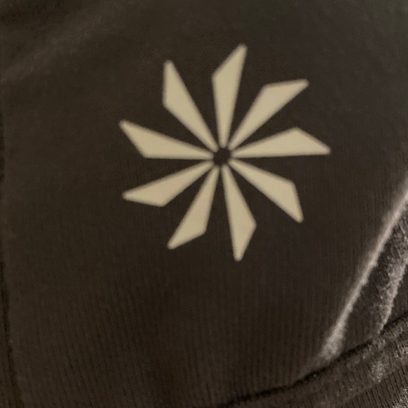 Athleta Hidden Agenda Tank Top Grey & Black Large EUC - Picture 6 of 9